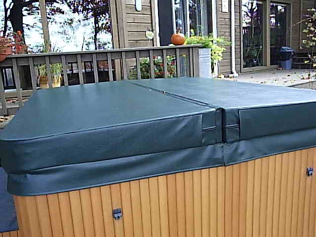 Built for All Climates Including Winter The Cover Guy Deluxe Hot Tub Cover Custom Made Replacement Spa Cover 5 Inch Taper 
